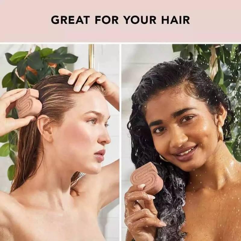 Nourishing Hair Shampoo And Conditioner Bar Soap With Rice Water And Rosemary Essence For Deep Cleansing And Moisturizing Benefits