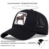 Unisex STALLION HER Letter Embroidery Baseball Net Caps Spring Summer Outdoor Adjustable Casual Hats Hip Hop Hat Sunscreen Hat