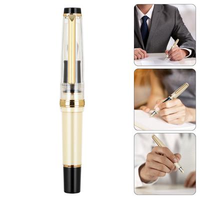 Pluma Estilográfica Pequeña Corta para Estudiante Mujeres Hombres Arte Escritura a Mano Pluma Estilográfica de Bolsillo Apta para Cartuchos de 2.6 mm (No incluido)