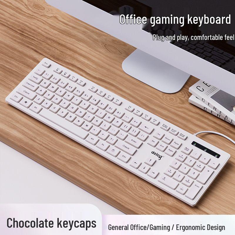 Ultra-Thin Silent Gaming Keyboard for Home & Office Use