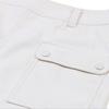 Onoff Women S lambSkin Culotte Of4072lb White