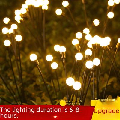 Waterproof Solar Firefly Garden Light for Outdoor Yard and Balcony