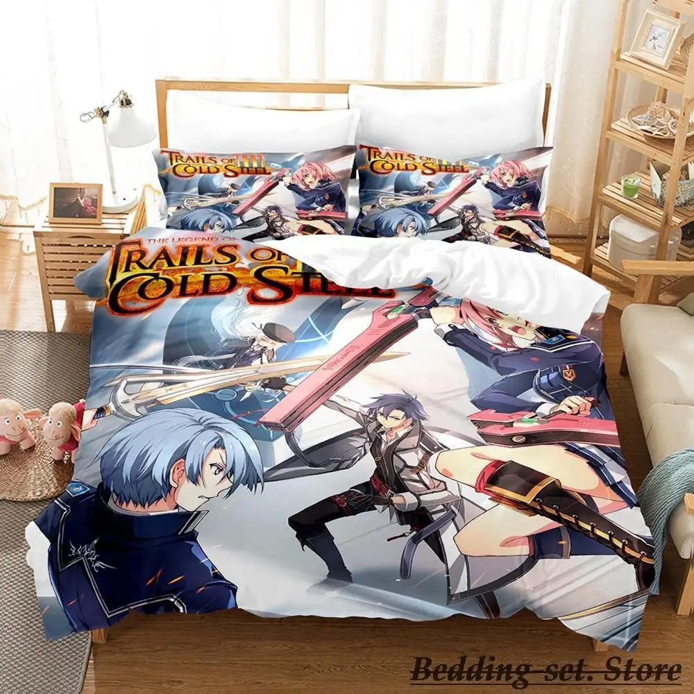 The Legend of Heroes Bedding Set Single Twin Full Queen King Size Bed Set Adult Kid Bedroom Duvetcover Sets Anime parure de lit