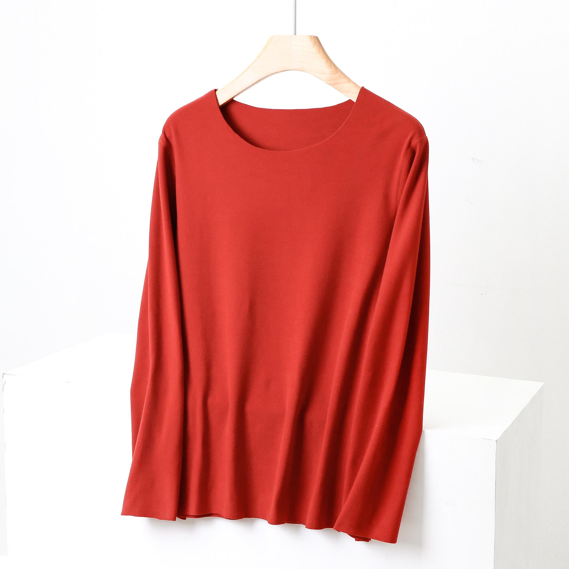 

Женский бесшовный теплый топ с длинным рукавом большого размера из двустороннего вельветового флиса 6XL