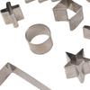 18 PCS Gingerbread House Cookie Cutter Stainless Steel Exquisite 3D Gingerbread House Cookie Mold Kit for Kitchen Baking