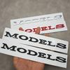 3D ABS Black Model 3 Letters Logo Car Rear Trunk Badge Sticker For Tesla Model 3 X S Y Auto Decal Accessories