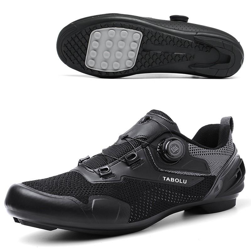 Unisex Cycling Shoes Breathable Flyknit Non-Cleat Road MTB Bike Rubber Sole Men Women
