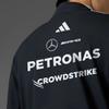 Adidas X Mercedes-Amg Petronas F1 Team Ss25 Zip Fashionable Versatile Comfortable Half-Zip Long Sleeve T-Shirt Men Tops Black JV5745