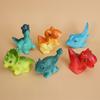 Baby And Children's Vinyl Toys For Stress Relief, Squeezing And Playing, Parent-child Interaction, Making Sounds, Dinosaur Bathing And Water Play Toys