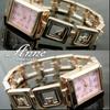 Don Clark Men's and Women's Matching Watch Set with Natural Shell Dials 2-Piece Set DA57B30PG