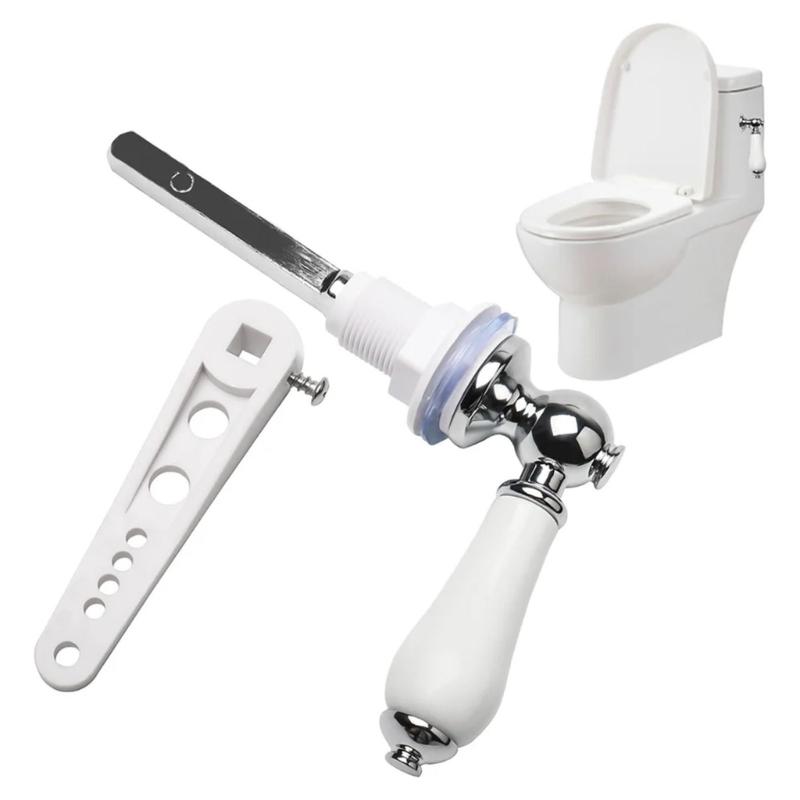 Ceramic Handle Split Toilet Wrench Ergonomic Grip Designs Ceramic Toilet Handle Spanner Tool for Universal Toilet Tank