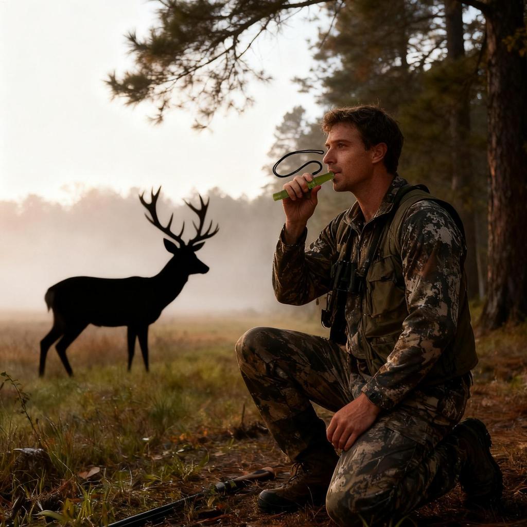 Adjustable Realistic Deer Call Long Lasting Hunting Tool To Attract Whitetail for Hunters Wildlife Photographers & Training
