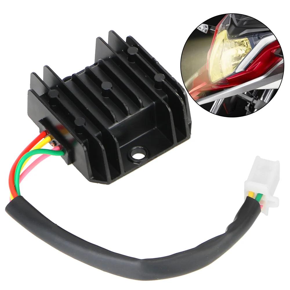 Rectifier 4 Wires Voltage Regulator Replacement for Boat Motor ATV GY6 50 150cc Scooter Moped JCL NST TAOTAO  Dirt Bike Go Kart