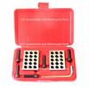 1set New 25x50x75 Metric 23 Hole Parallel Pad 1-2-3 Milling Machine Parallel Pad Iron Vise Flat Contour Block