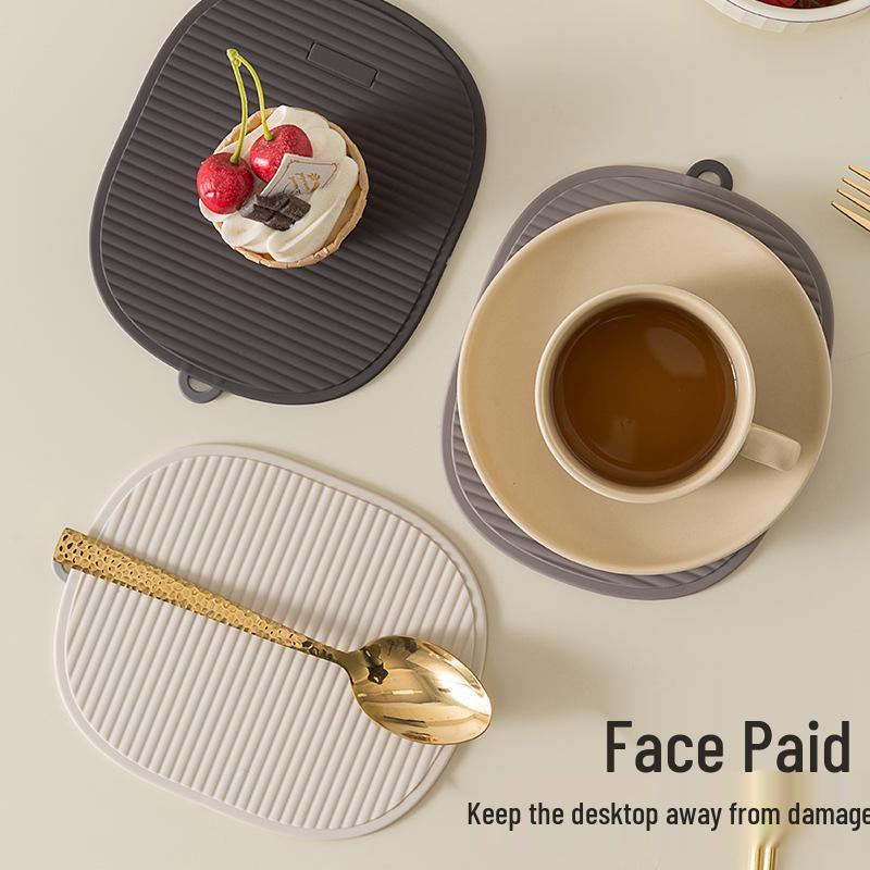 Silicone Heat-Resistant Foldable Pot Mat & Anti-Scald Coaster