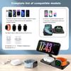 3 In 1 Charging Station for iPhone 16 15 14 Airpods 4 3 iWatch 10 Foldable Magnetic Wireless Charger Dock Travel Charging Pad