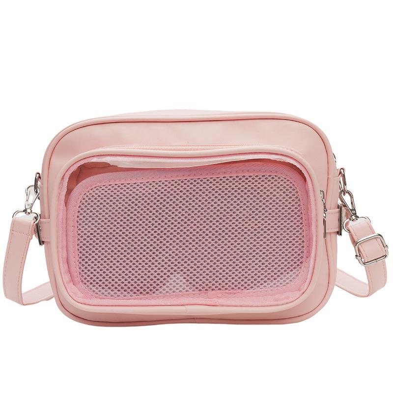 Daily Versatile Japanese Harajuku Girls Y2k Ulzzang Ita Bag Large Capacity Transparent Fashion Crossbody Bag Casual Women's Bag