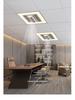 Embedded Dustproof Ceiling Fan Lamp for Office, Kitchen, and Restaurant