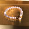 Stainless Steel Pearl Beaded Bracelet French Retro Design Light Luxury High-end Bracelet Niche Temperament Versatile Jewelry