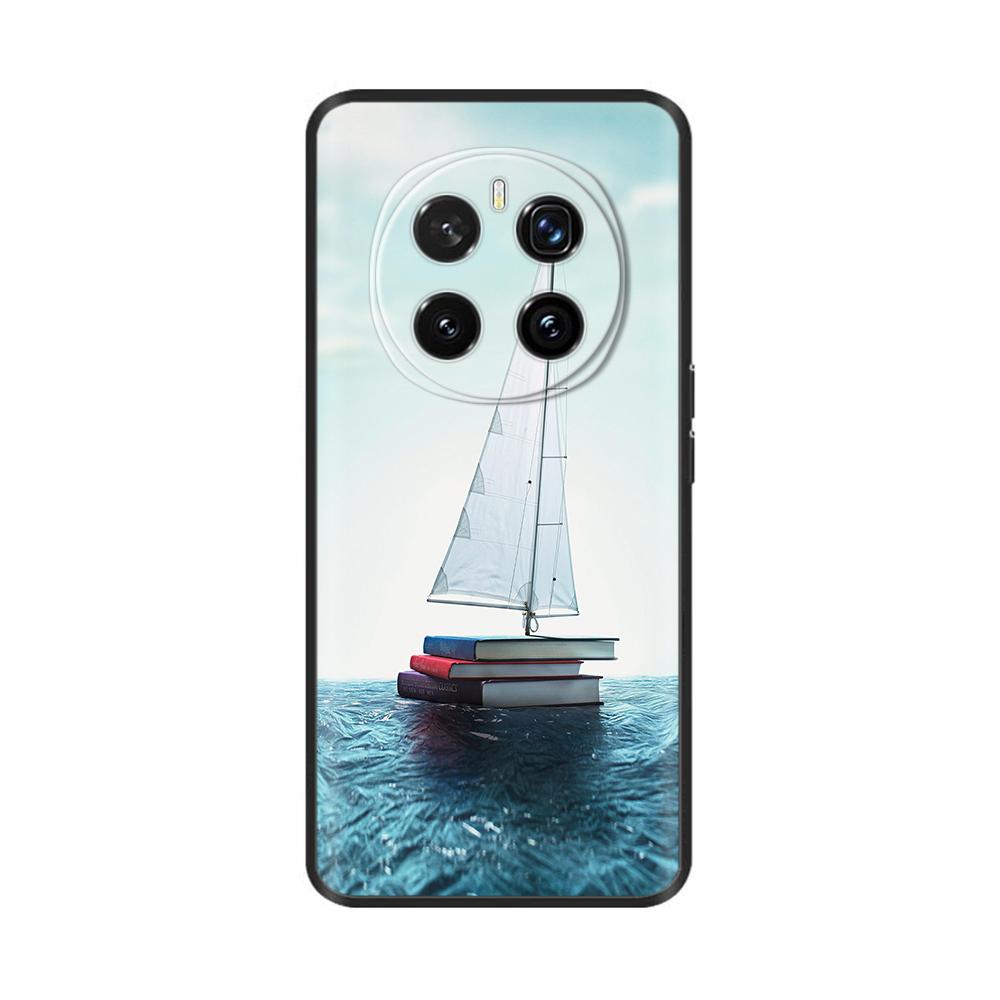 Phone Cases for Honor Magic7 Pro 5G Case Protector Heart Painted Soft Silicon TPU Bumper for Honro MAGIC 7 7Pro Cover Magic7Pro