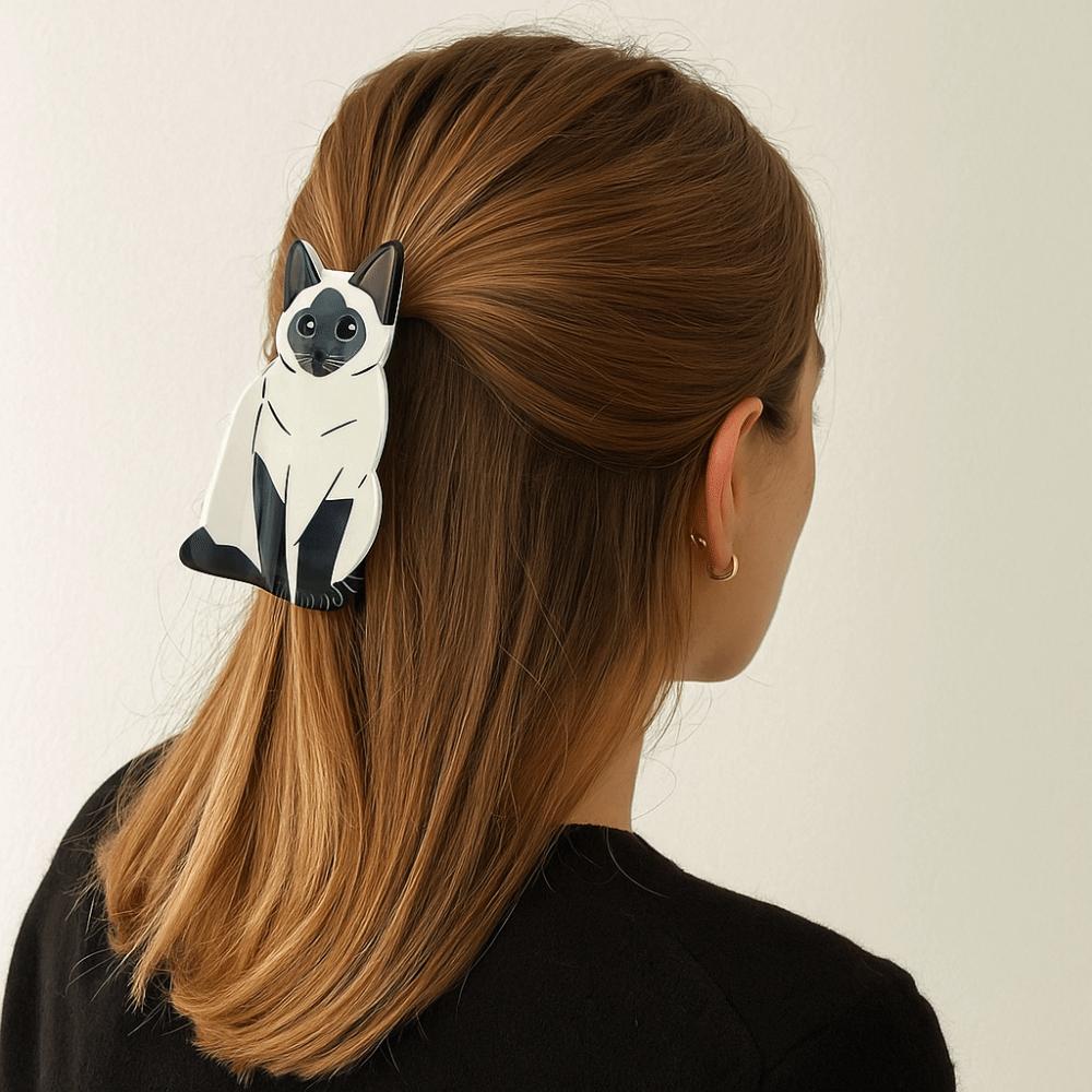 Pet Animal Hair Clip Acetic Acid Shark Clip Cute Acetate Cat Hair Claw  Girl