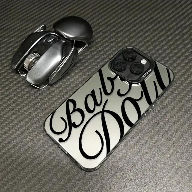 

Креативный и стильный чехол для телефона для iPhone 16 15 14 13 12 11 Pro/ Max/Plus, задняя крышка с защитой от отпечатков пальцев и ударопрочностью iPhone 16 Pro. фуксия