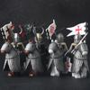 Medieval Knight Serie Figures Building Blocks Warrior Soldiers Guards Lion Heart Hospital Teutonic Knight Battle Pastor Kid Gift