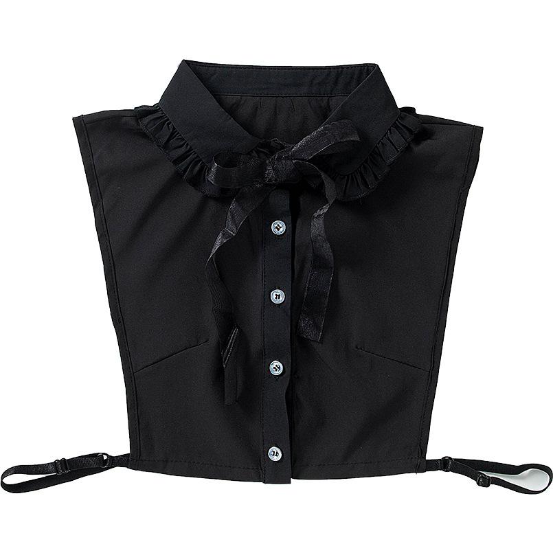 

Женский съемный фальшивый воротник однотонный фальшивые воротники рубашка половинного размера блузка топ женский свитер фальшивые воротники аксессуары для одежды