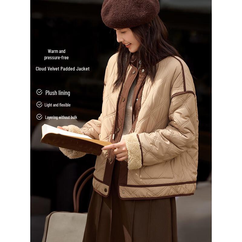 XWI Women s Color-Block Padded Winter Jacket S