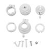 DIY Installation Heating Valve Adapter Electronic Radiator Thermostat Comprehensive Set Of 6 Rings Hassle-Free Setup