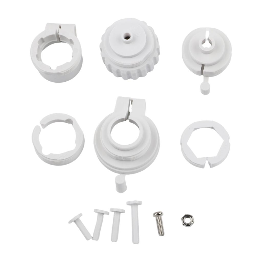 DIY Installation As Shown Thermostat Adapter Set Heating Control Adapter Rings Set Robust Material Construction
