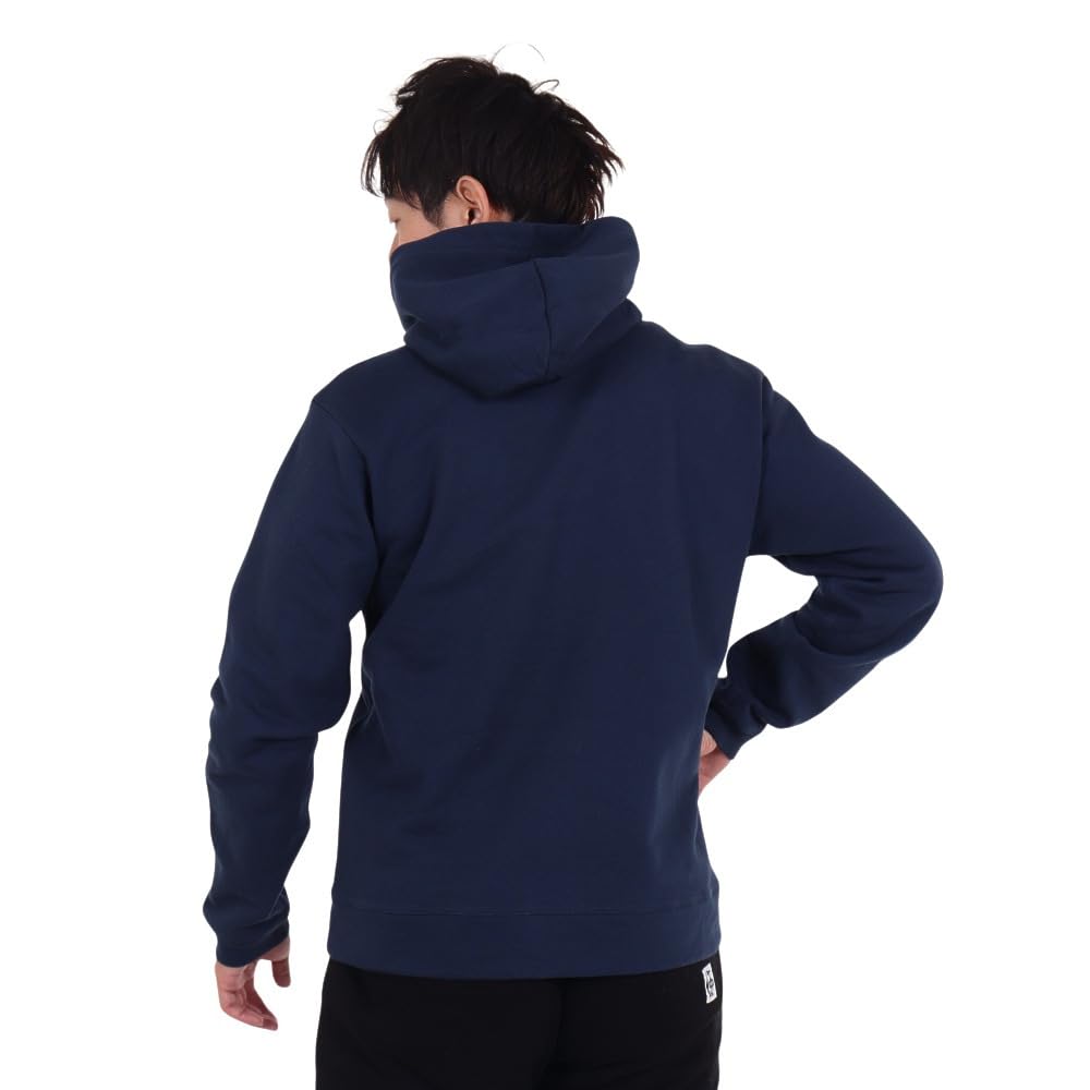 CHUMS Booby Face Pullover Navy X Yellow Parka, Men's,