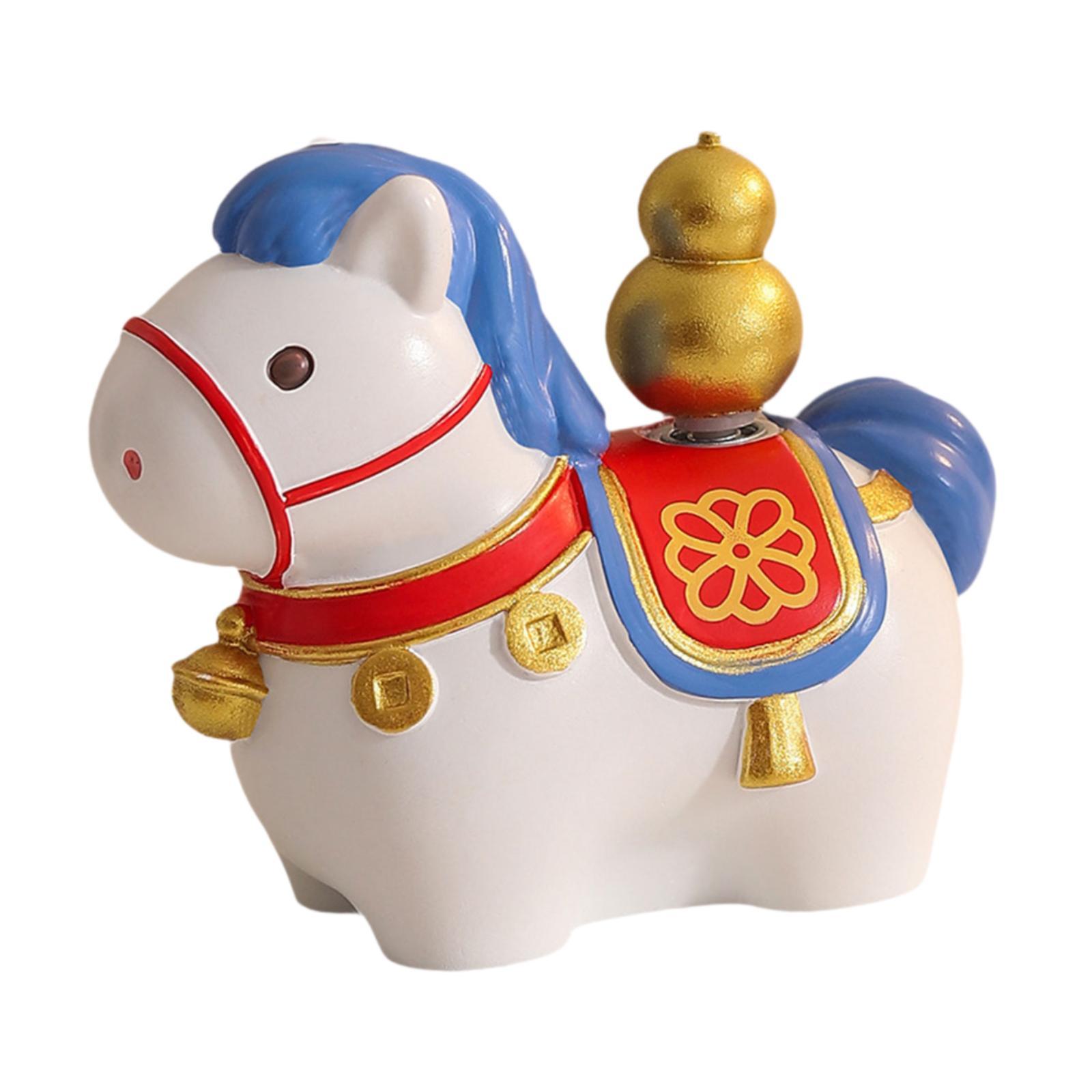 Small Resin Horse Ornament Modern Decorative Figurine Home Decor Sculpture for Room Decoration Accessories