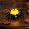 Indoor Festival Atmosphere Lamps Halloween Spider Tea Light Candle, Battery Operated Flameless Flickering LED Fake Candles Spooky Eyeball Skull