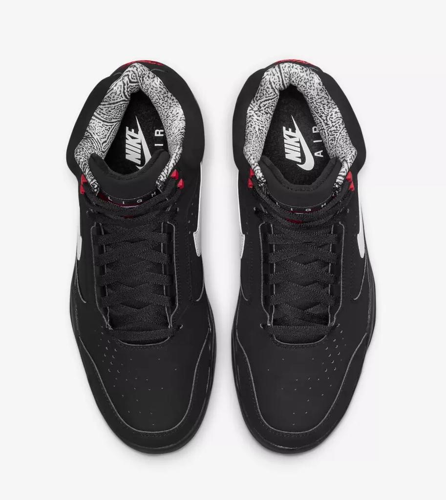 Nike Air Flight Lite Mid "Siyah/Kırmızı" Basketbol DQ7687-003 Erkek Yeni Beden