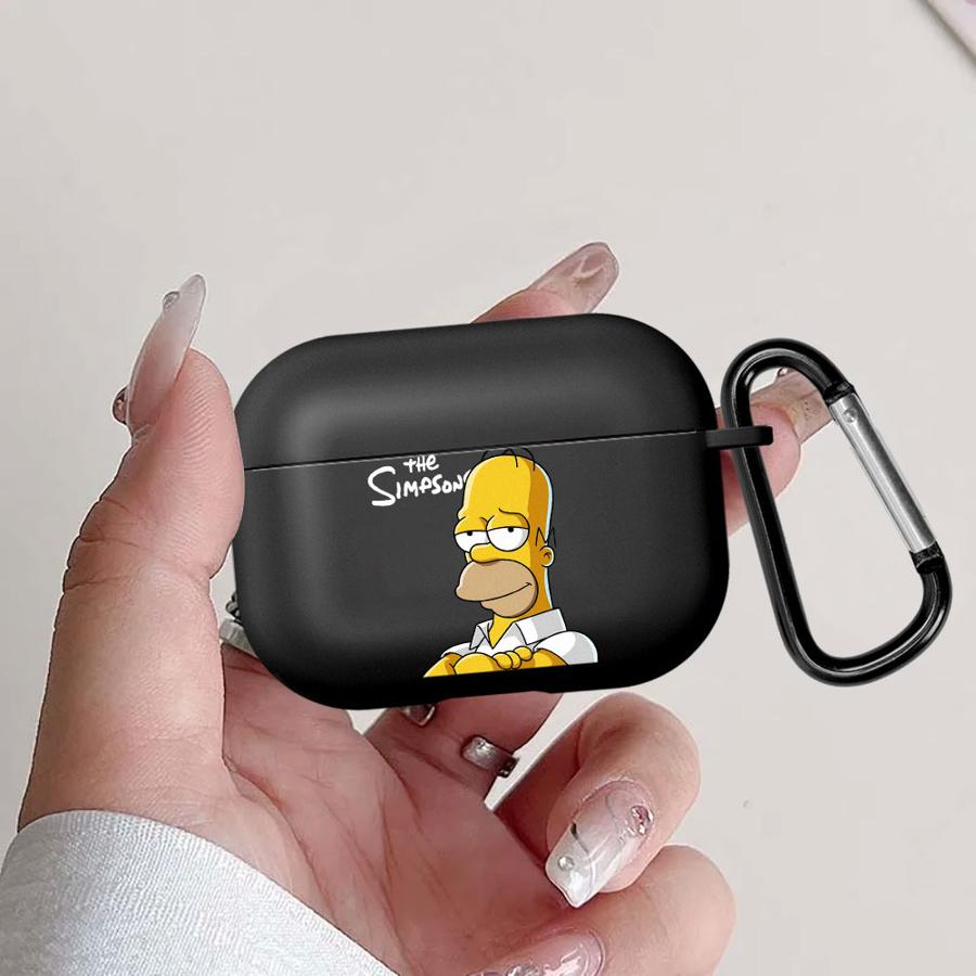 

Милі кумедні чохли для навушників Сімпсони Чохол для Airpods 2 3 Pro Pro3 Pro2 4 1 for Airpods 4