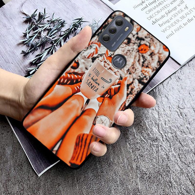Etui na telefon dla dziewczynki z motywem świątecznym do Moto G84 G23 G24 G31 G32 G41 G51 G52 G53 G54 G71 G82 G42 G62 G200 G Play G Stylus