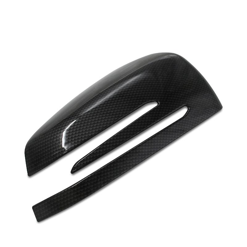 Carbon Fiber Color Outer Wing Mirror Cover for Mercedes-Benz A/B/C/E/CLA/GLA/CLS Class (C300/E300) - Durable Side Mirror Protect
