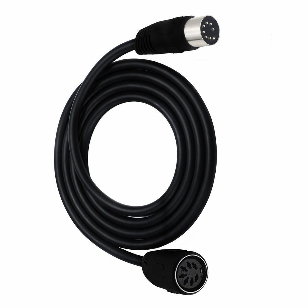 Robuster 7-Pin-DIN-Stecker auf Buchse Verlängerungskabel-Adapterstecker für Naim-Systeme Receiver Monitor