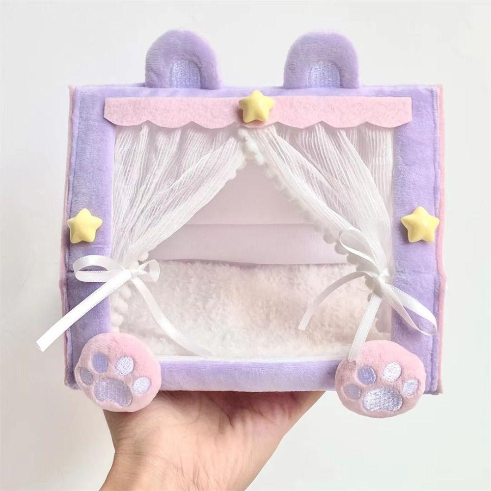 Doll Furniture Doll Tent Desktop Ornaments Doll Sleeping Bed Creative Cotton Doll Bed  Girl Gift