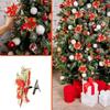 14cm Artificial Christmas Tree Flower Glitter Decoration Xmas Tree Ornaments Merry Christmas Decor for Happy New Year Navidad