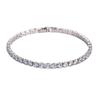 Élégant Bracelet Tennis Zircon 4mm pour Hommes & Femmes – Style Européen/Américain