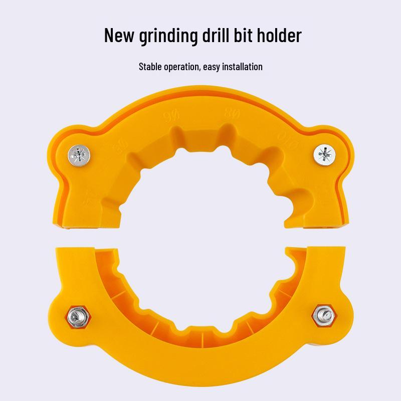 Multi-Spec Drill Bit Grinding & Polishing Tool - Angle Grinder Stand & Sharpening Fixture