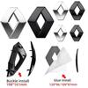 Interior Stickers For Renault Megane 2 3 Clio Scenic RS Duster Kaptur Captur Logan 1pcs ABS Car Trunk Logo Stickers Badge Front