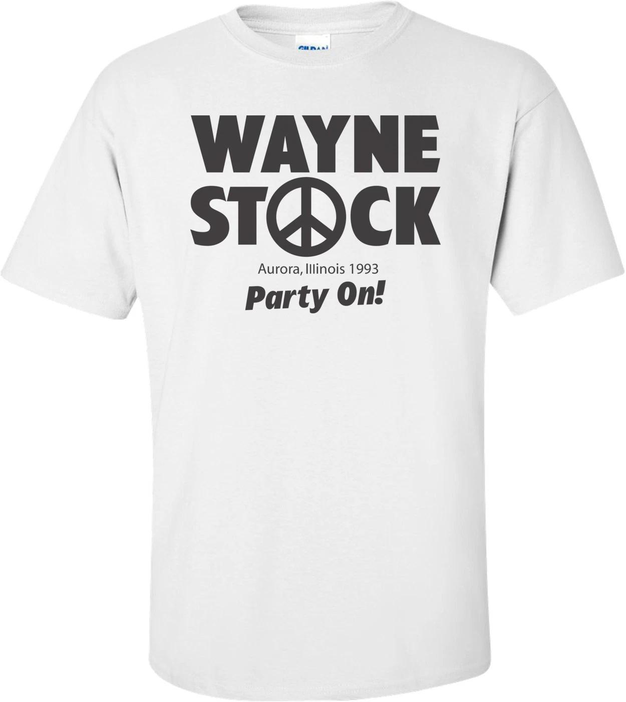 Wayne Stock - Wayne s World T-shirt L