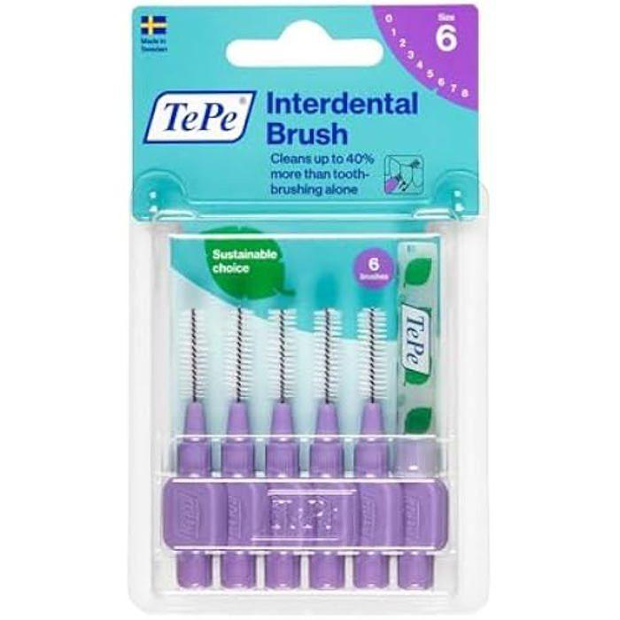 Interdentalbørste - TEPE - Lilla - 1,1 mm - Kjeveortopedi - Tannkjøtt