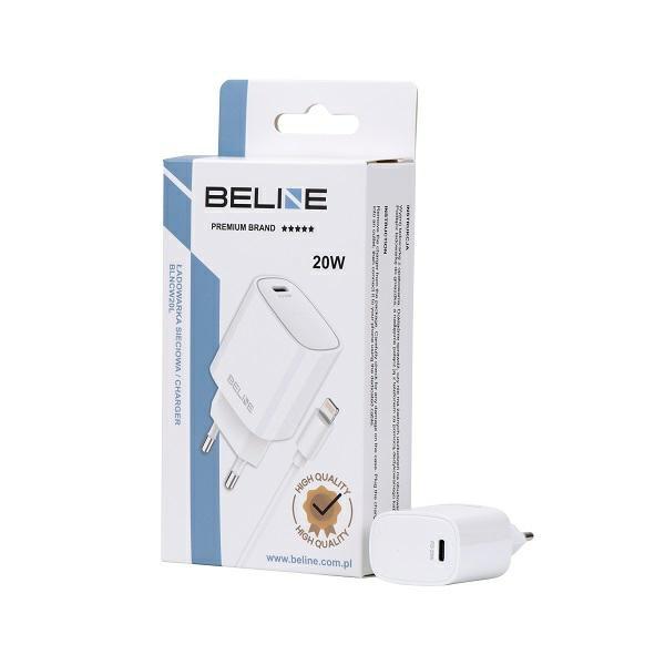 Beline Land. Network. 1X Usb-C 20W + Cablelightning White /White Pd3.0  Blncw20L