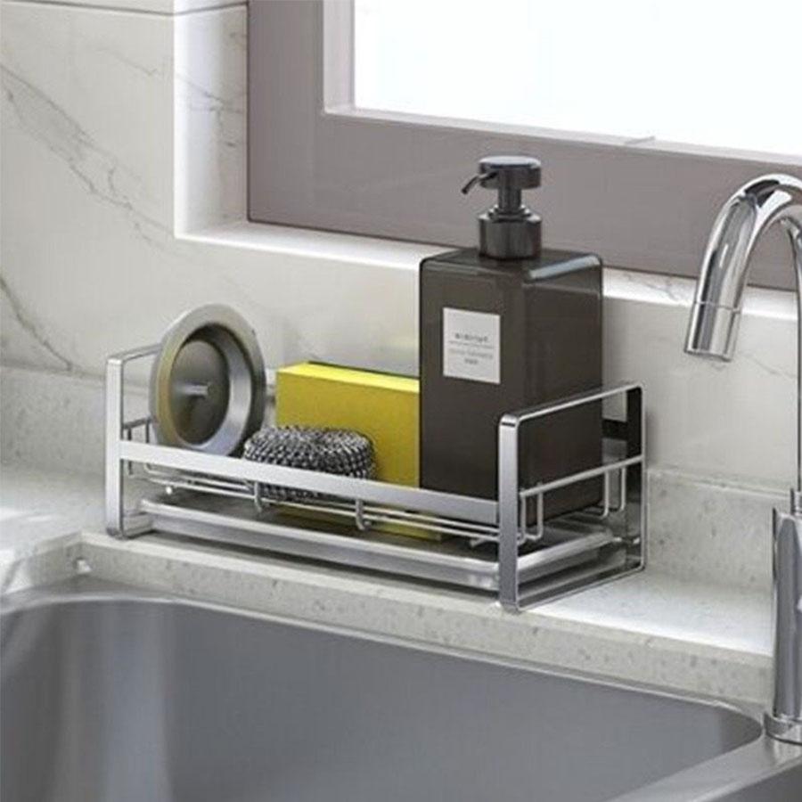 Küchenspültuch-Abtropfgestell, Gemüsebecken, sauberes Dekorationsgestell, Wasserhahn-Tuchablage, hängender Korb ohne Bohren