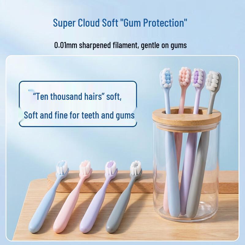Jingdong Crafted Velvet Soft Bristle Gum Protection Toothbrush