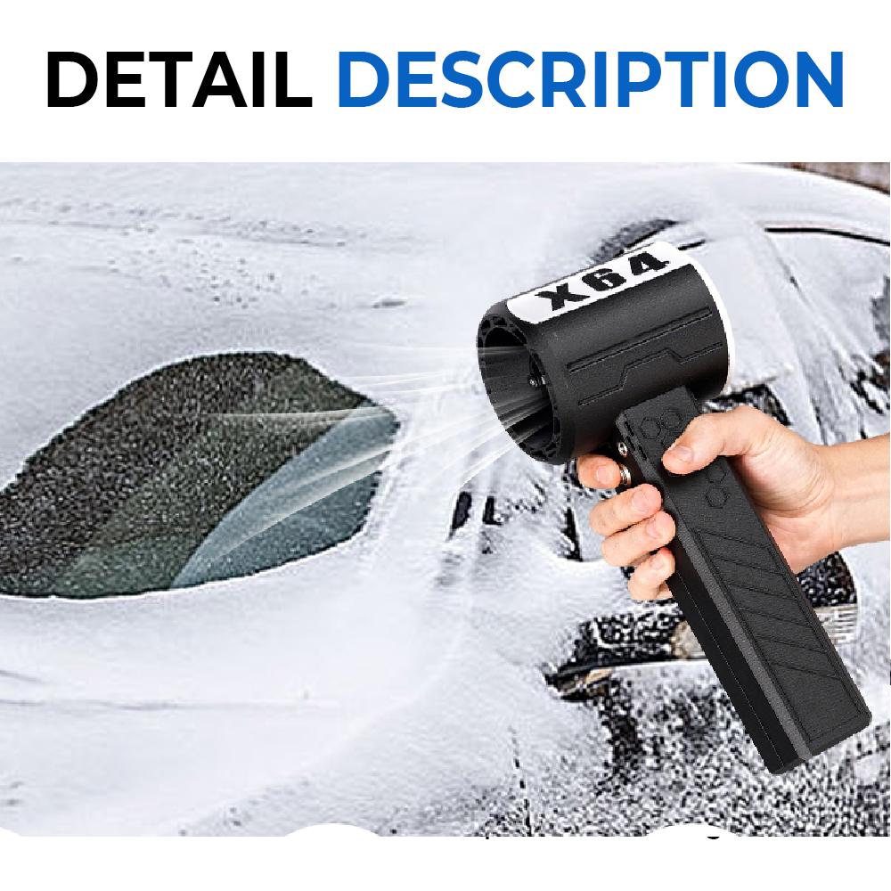 X64 Powerful Air Blower 64mm Brushless Handheld Turbo Jet Fan Max 1400G Thrust 1000W High Power Car Water Blower & Leaf Blowers